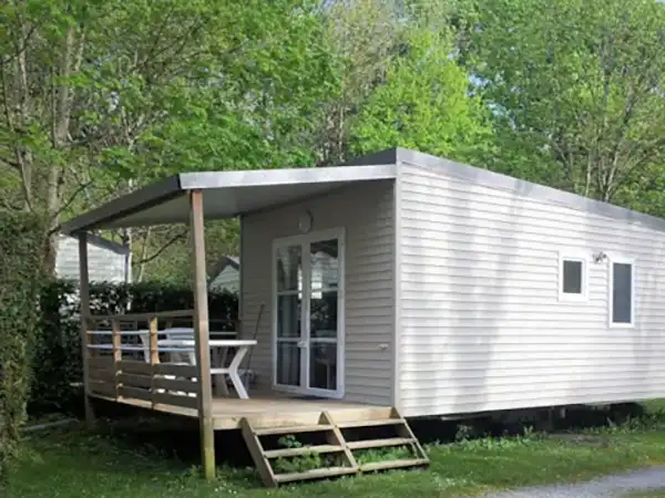 mobil home 2 chambres camping Béarn